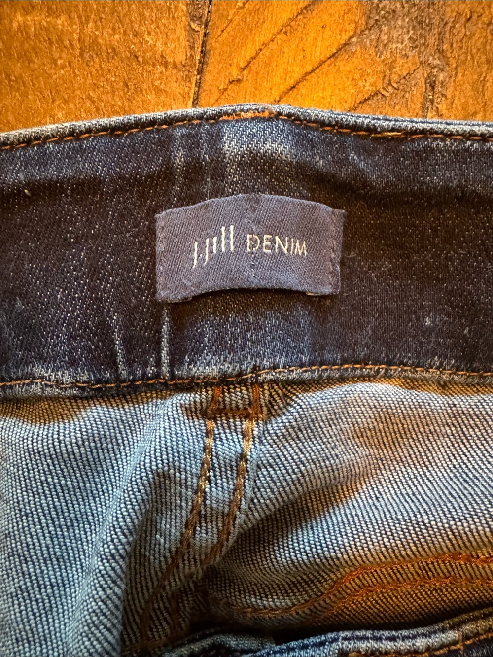 J Jill Dark Blue Women's Curvy High Rise Wide-Leg Jeans size 16 - Picture 4 of 7
